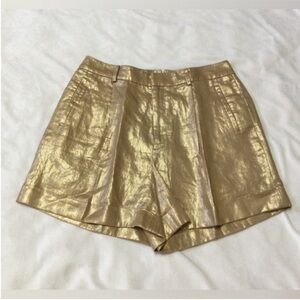 Ralph Lauren Gold Metalic Shorts 6